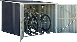 Outdoor bicycle shed