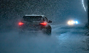 Driving in snowy conditions